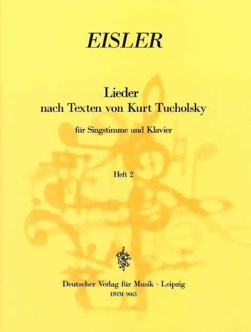 Other Cover Image Tucholsky - Lieder Heft 2