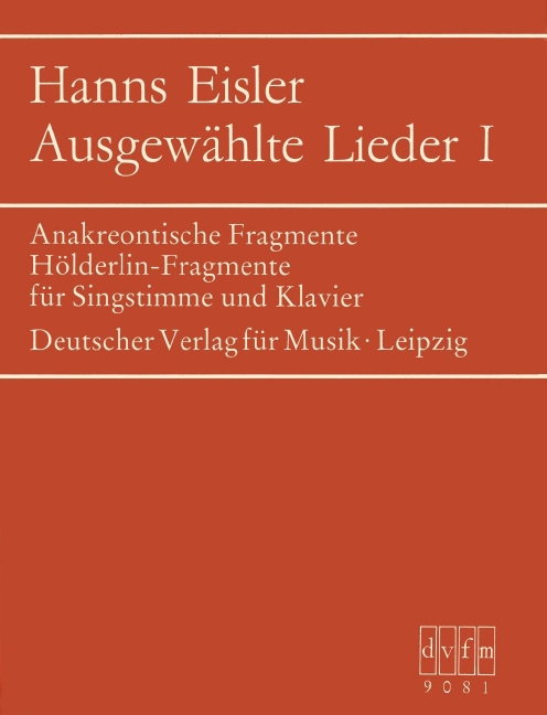 Other Cover Image Ausgewählte Lieder Heft 1