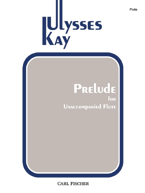 Front Cover Image Prelude for Unaccompanied Flute 
