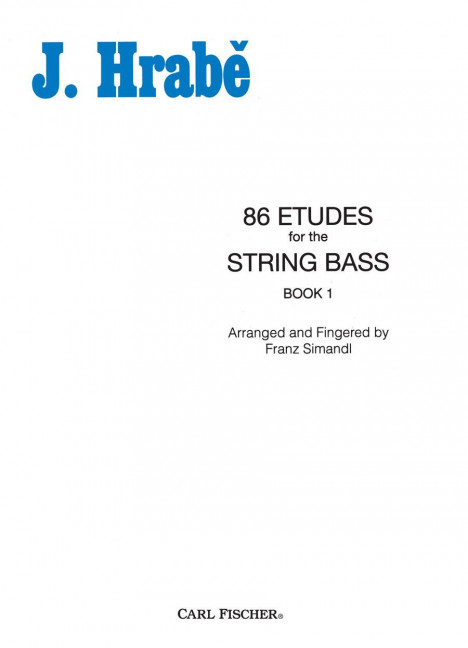 Front Cover Image 86 Etudes for The String Bass 