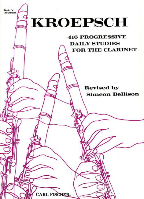 Front Cover Image 416 Progressive Daily Studies for The Clarinet Band 4
