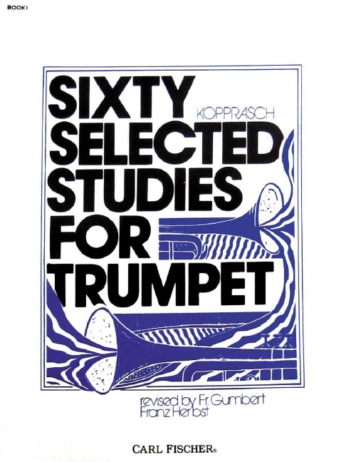 Front Cover Image Sixty Selected Studies for Trumpet, Book I 