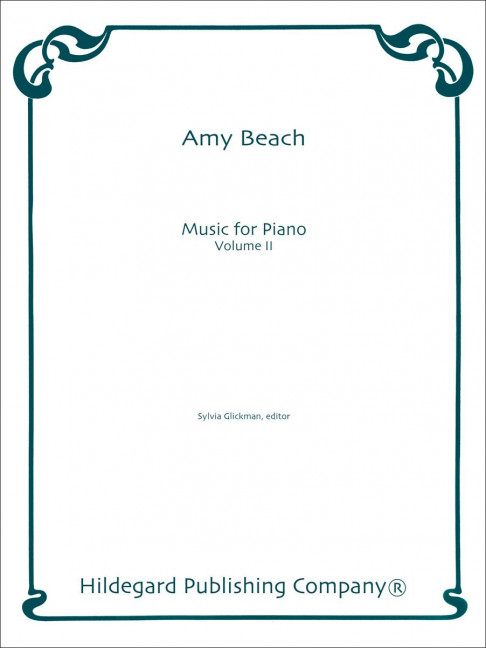 Front Cover Image Music for Piano Volume II Vol. 2