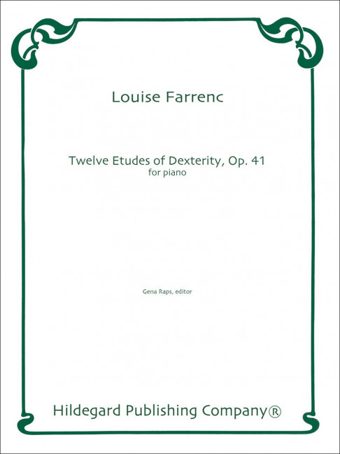 Front Cover Image Twelve Etudes of Dexterity op. 41 