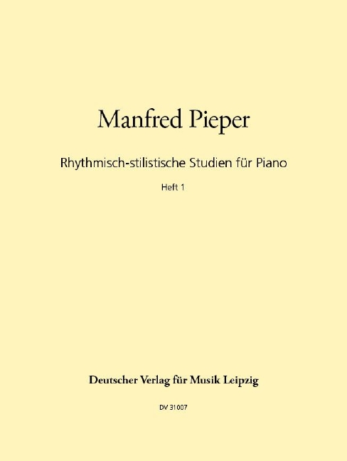 Other Cover Image Rhythmisch-stilistische Studien für Piano Heft 1