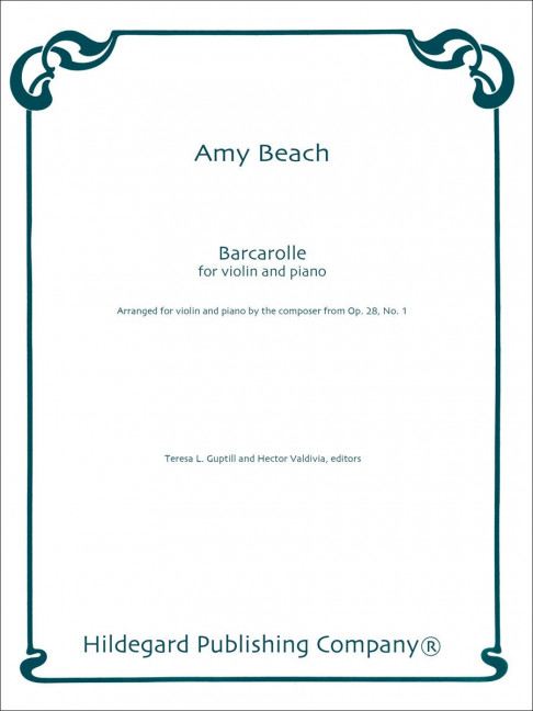 Front Cover Image Barcarolle 
