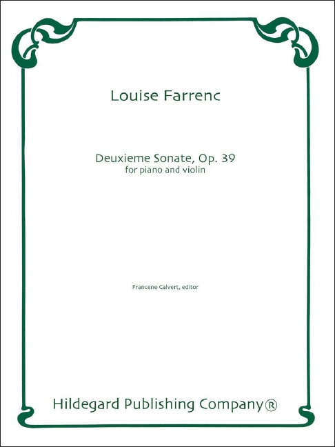 Front Cover Image Deuxième Sonate for Piano and Violin op. 39 