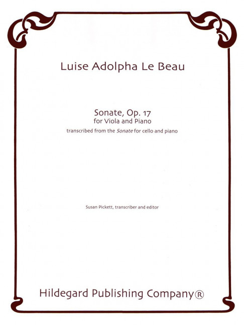 Front Cover Image Sonate op. 17 