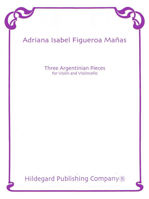 Front Cover Image Three Argentinian Pieces 