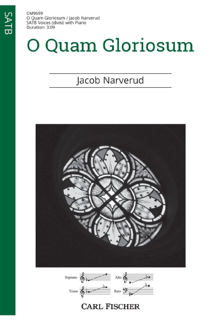 Front Cover Image O Quam Gloriosum 