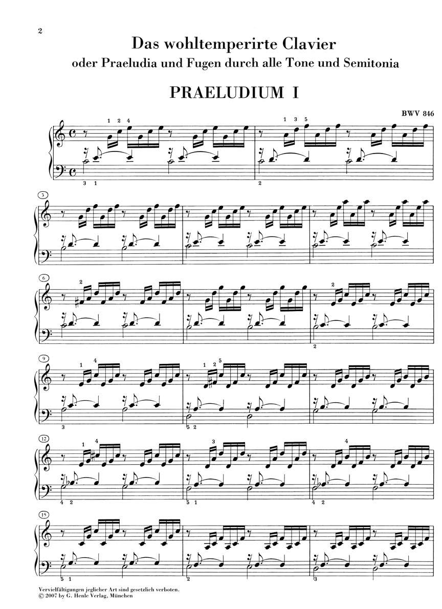 Other Cover Image Das Wohltemperierte Klavier Teil 1