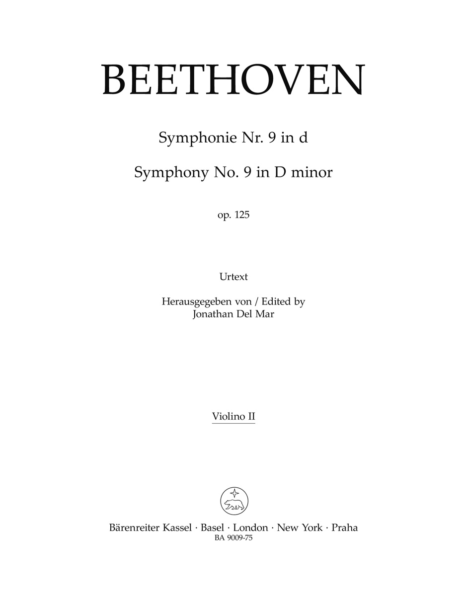 Front Cover Image Symphonie Nr. 9 d-Moll op. 125