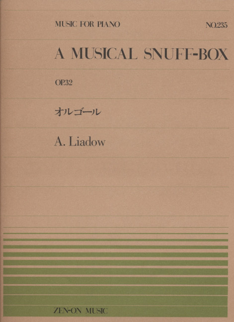 Front Cover Image A Musical Snuff-Box op. 32 Nr. 235