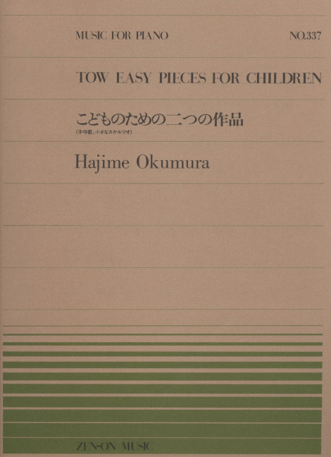 Front Cover Image Two Easy Pieces for Children Nr. 337