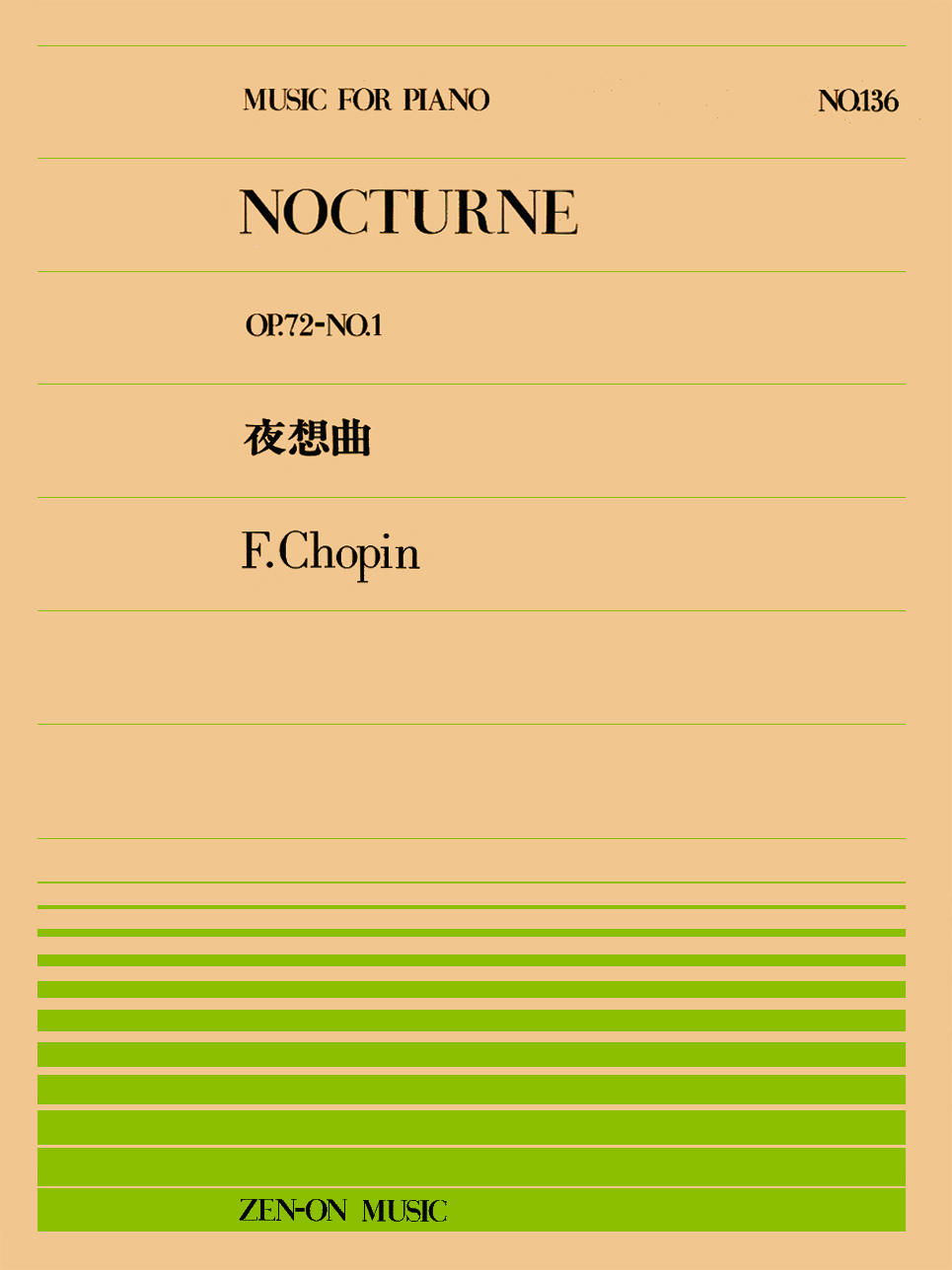 Front Cover Image Nocturne op. 72/1 136
