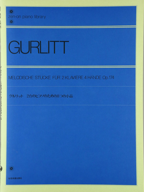 Front Cover Image Melodische Stücke op. 174 