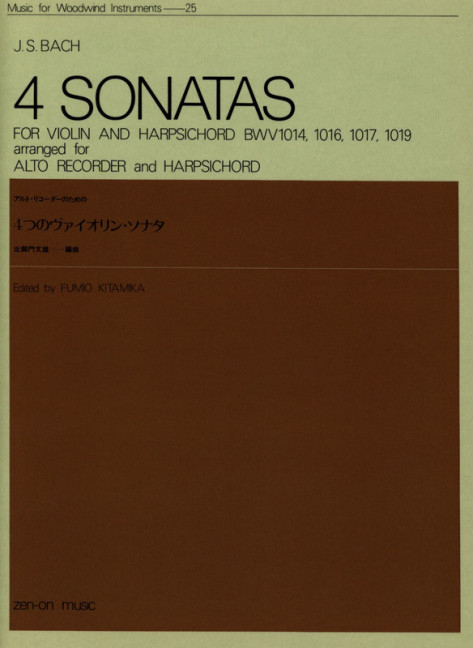 Front Cover Image 4 Sonatas 25