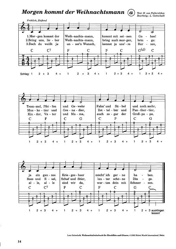 Other Cover Image Weihnachtsliederbuch für Blockflöte und Gitarre 