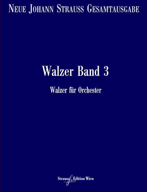 Front Cover Image Walzer Band 3 RV 105-154 Band 3