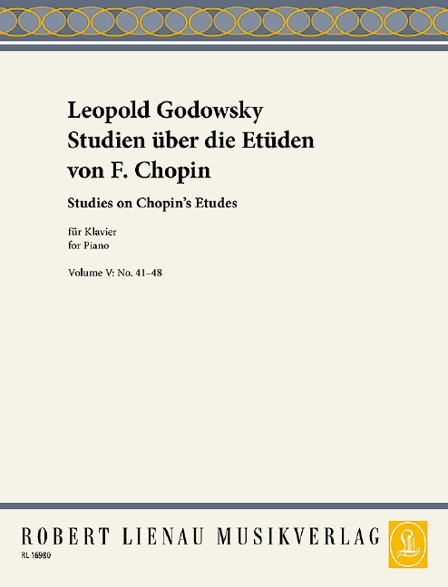 Front Cover Image Studien über die Etüden von F. Chopin Band 5 No. 41-48