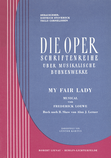 Front Cover Image My Fair Lady 