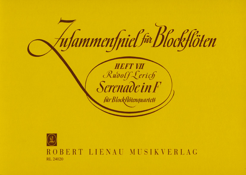 Front Cover Image Serenade in F 7