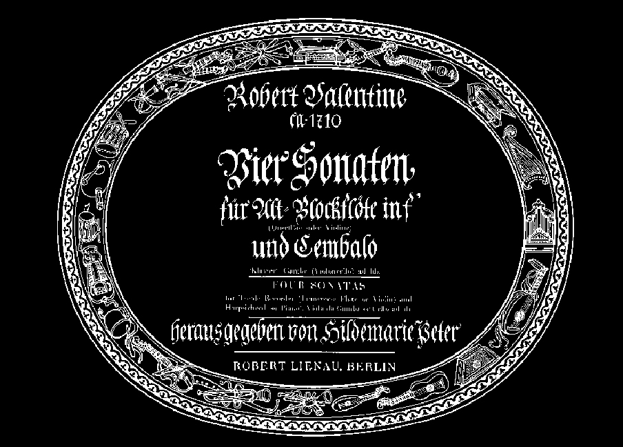Front Cover Image Vier Sonaten 