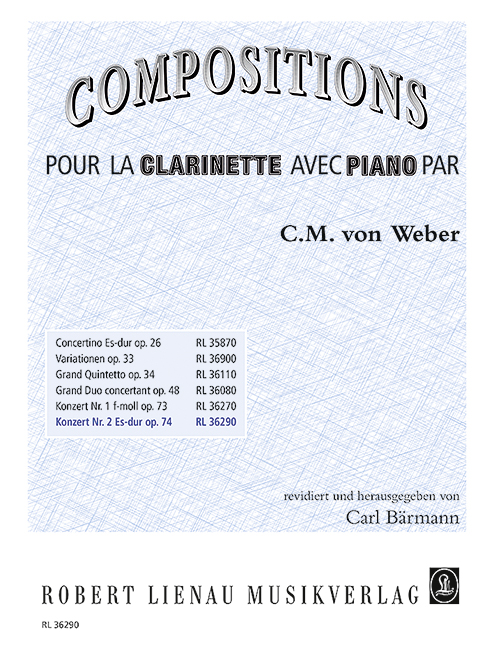 Front Cover Image Konzert Nr. 2 Es-Dur op. 74 
