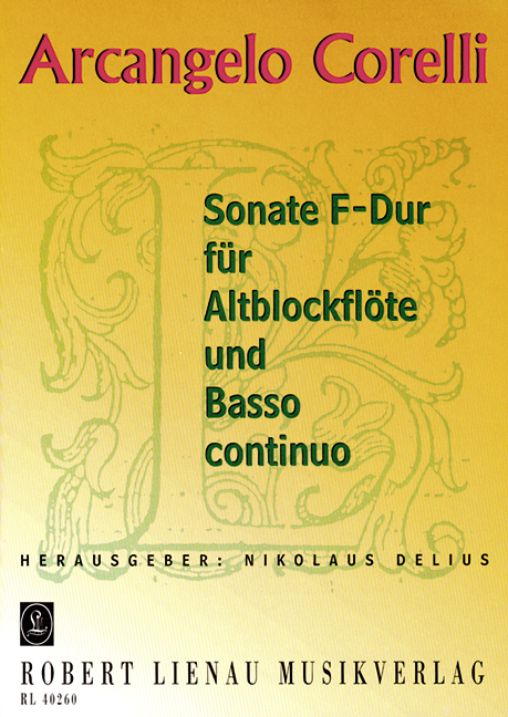 Front Cover Image Sonate F-Dur 