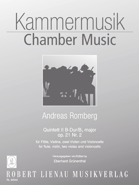 Front Cover Image Quintett II B-Dur op. 21,2 