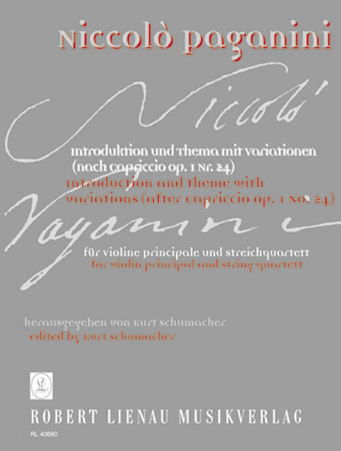 Front Cover Image Introduktion und Thema mit Variationen 