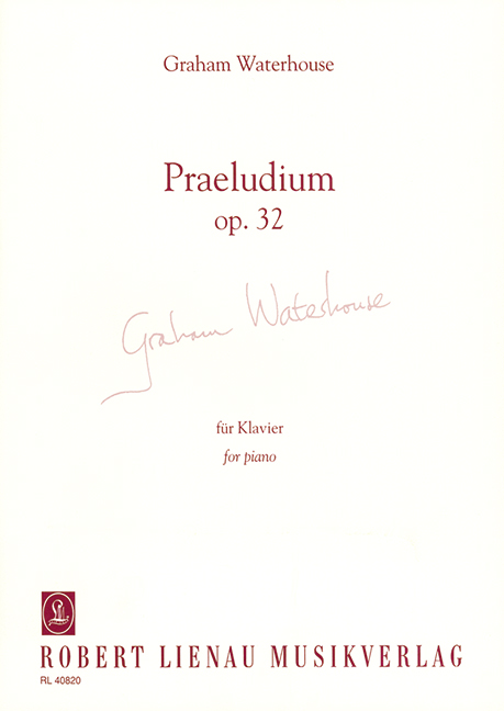 Front Cover Image Praeludium op. 32 