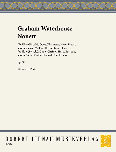 Front Cover Image Nonett op. 30 