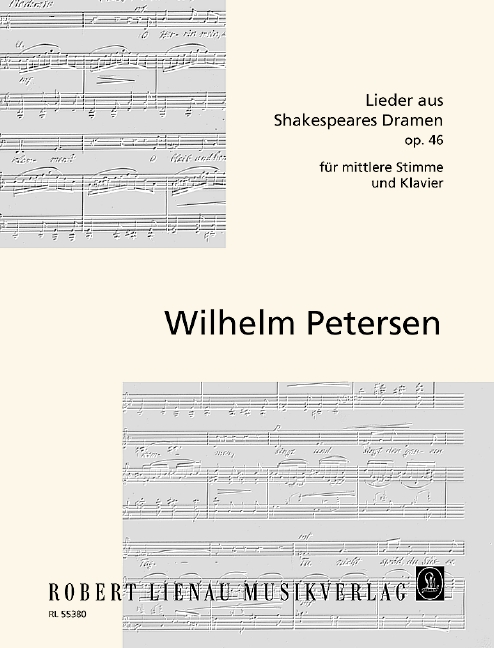 Front Cover Image Lieder aus Shakespeares Dramen op. 46 