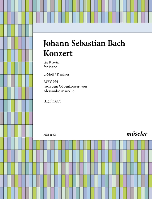 Front Cover Image Konzert d-Moll BWV 974 