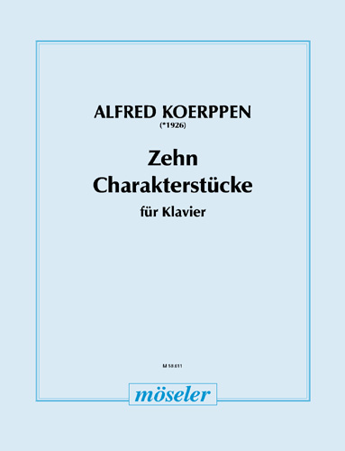 Front Cover Image 10 Charakterstücke 