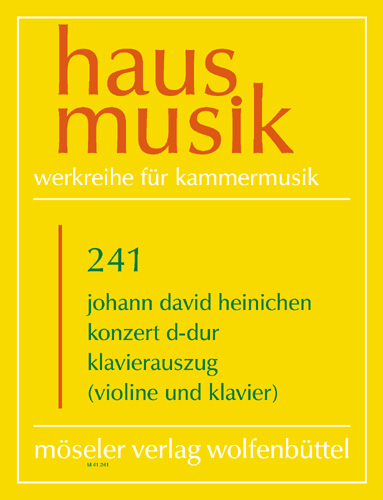 Front Cover Image Konzert D-Dur 241