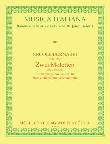 Front Cover Image Zwei Motetten 106