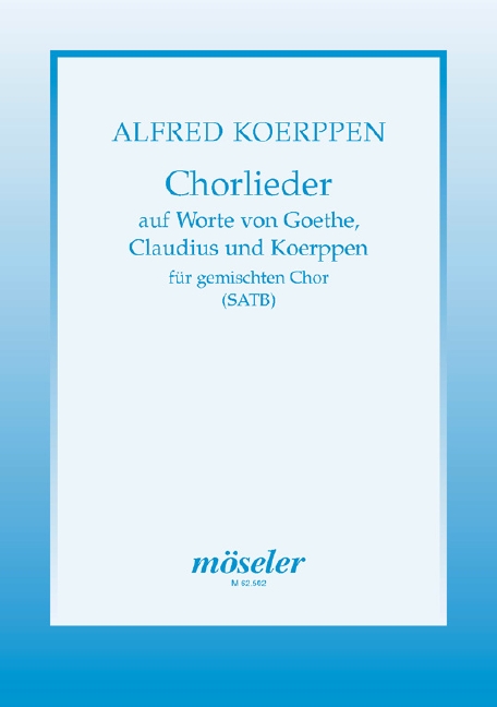 Front Cover Image Chorlieder 