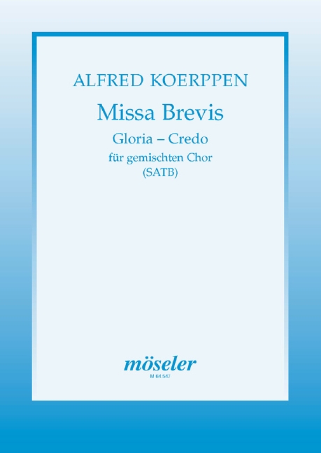 Front Cover Image Missa Brevis 
