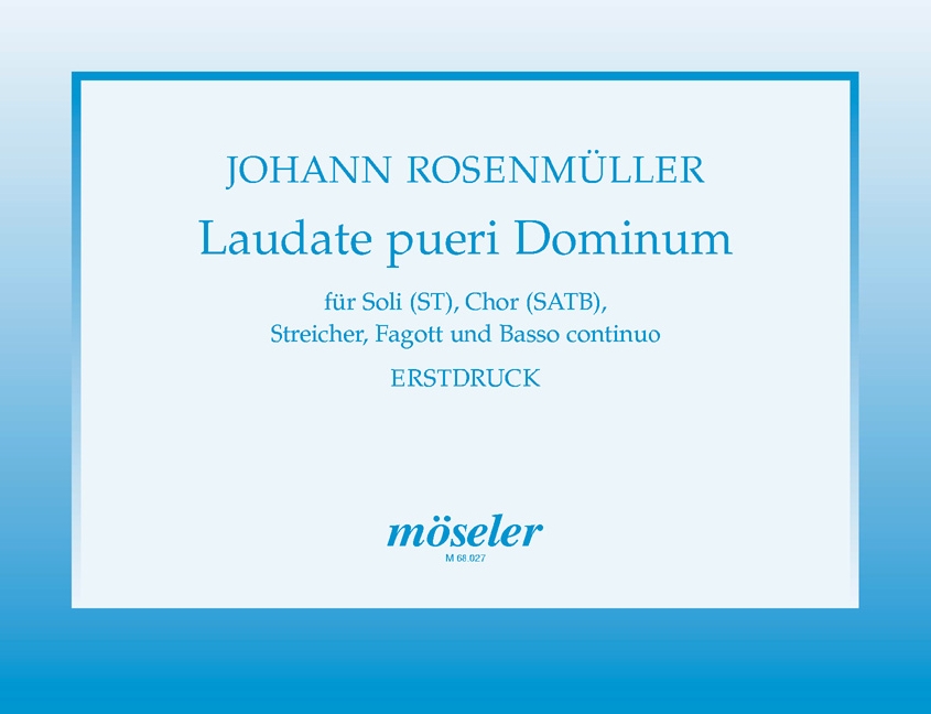 Front Cover Image Laudate pueri Dominum 