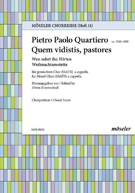Front Cover Image Quem vidistis, pastores 31