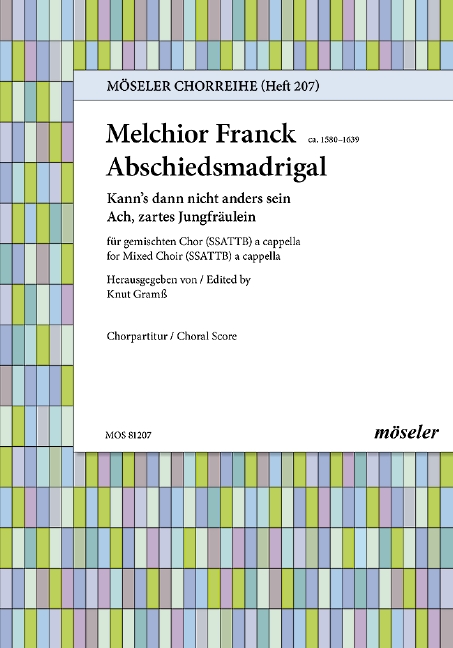 Front Cover Image Abschiedsmadrigal 207