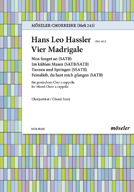 Front Cover Image Vier Madrigale 243
