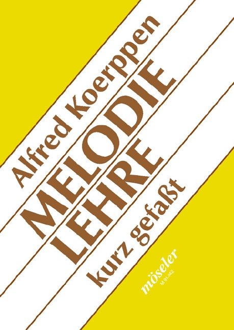 Front Cover Image Melodielehre kurz gefasst 