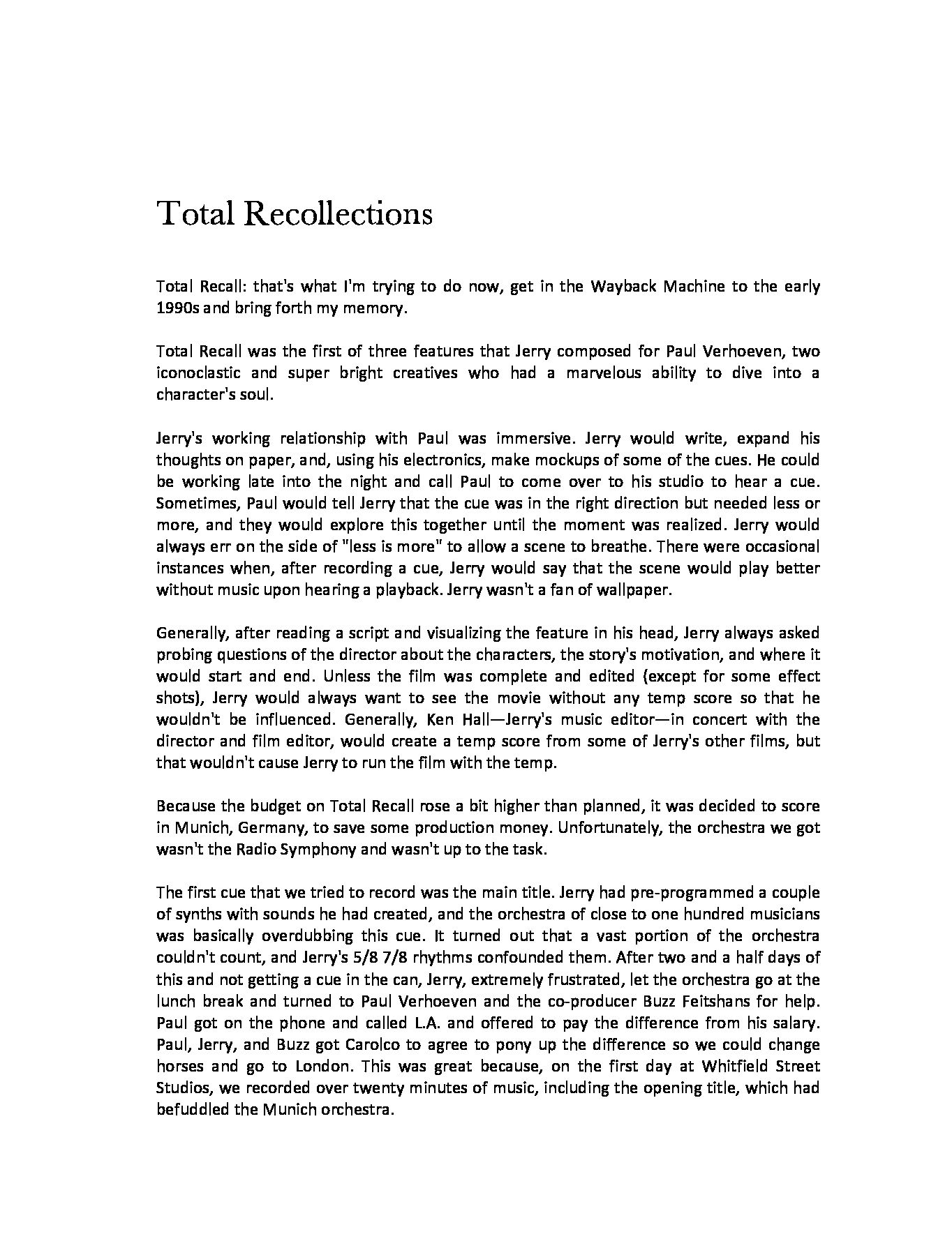 Other Cover Image Die totale Erinnerung – Total Recall 