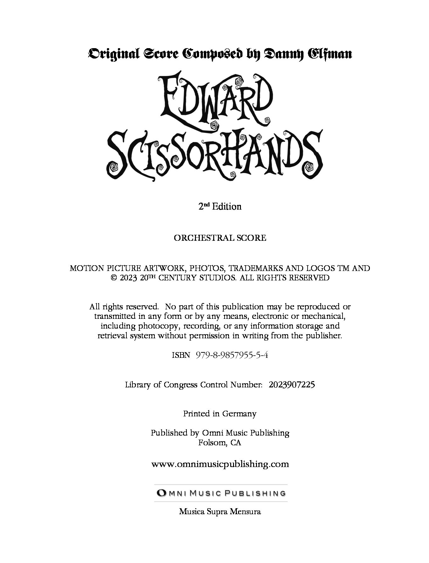 Other Cover Image Edward mit den Scherenhänden 