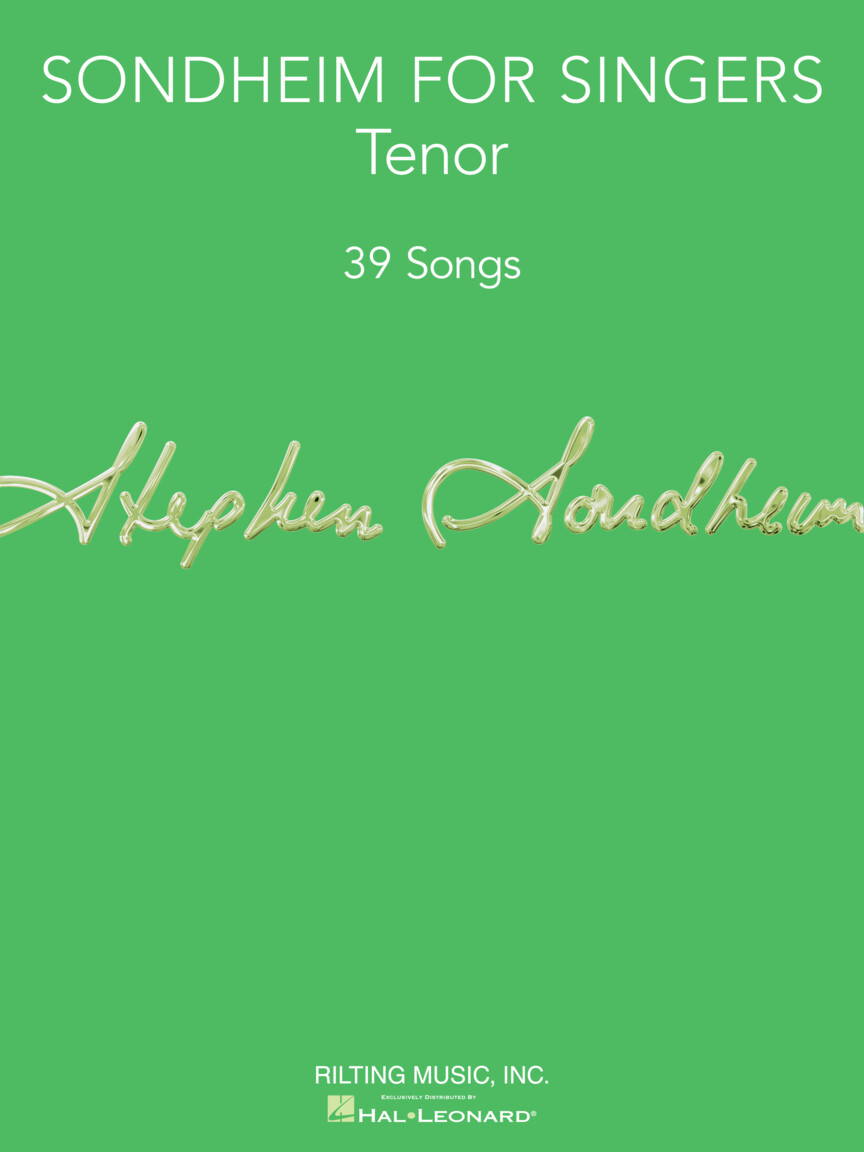 Front Cover Image Sondheim for Singers: Tenor
