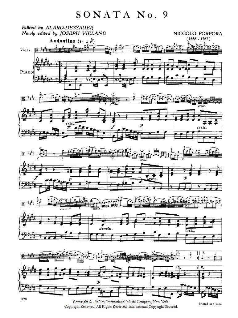 Other Cover Image Sonata No. 9 E-Dur