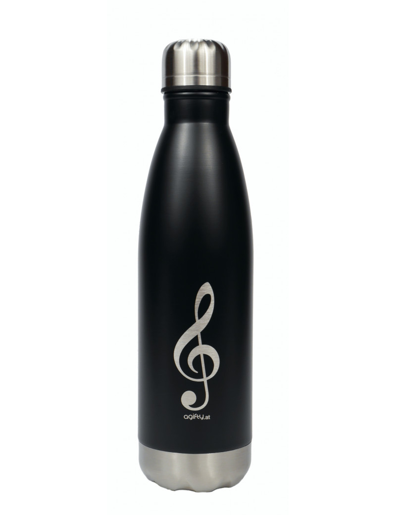 Front Cover Image Isolierflasche: Violinschlüssel 0,5 L